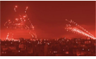 Iron Dome intercepts of Hamas missiles